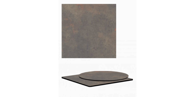 PA Metalic oxid színű HPL compact asztallap
