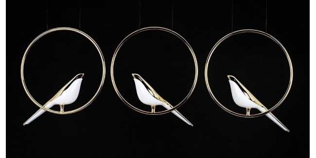 KH BIRD LINE függesztett lámpa – arany