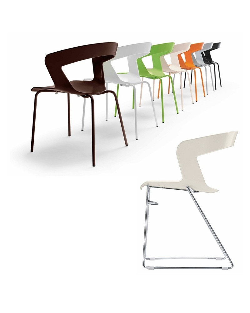 Kültéri műanyag székek MO Ibis II. fémvázas műanyag szék
