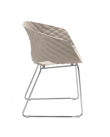 Műanyag design szék MO Uni-Ka II. Fémvázas műanyag szék
