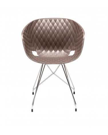 Műanyag design szék MO Uni-Ka III. Fémvázas műanyag szék