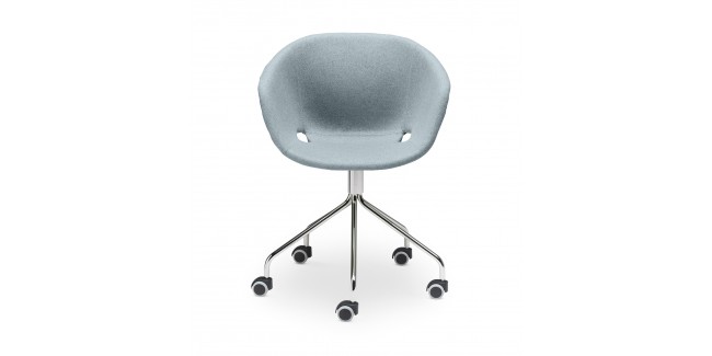 Műanyag design szék MO Uni-Ka IV. Fix vagy görgős forgatható fémvázas tárgyaló szék
