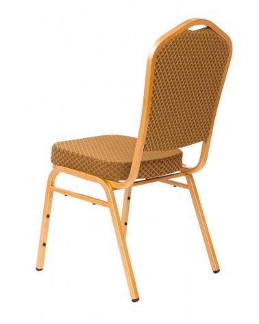 Konferencia és bankett székek MT Acélvázas, erősített minőségi bankett szék arany színben