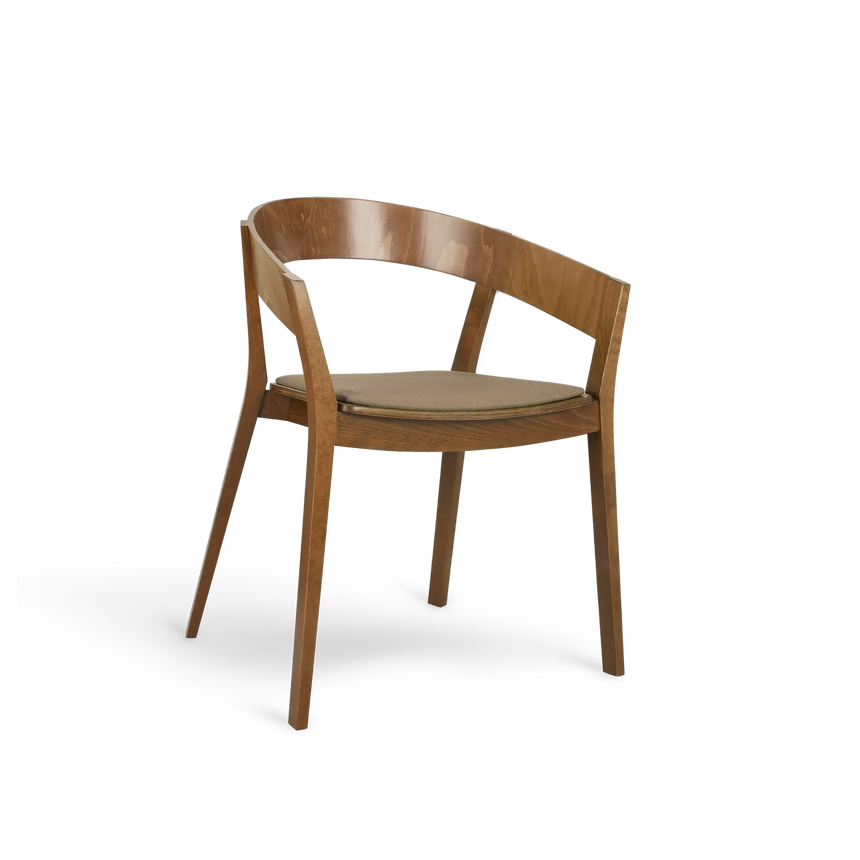 Paged Archer B-4800 karfás éttermi szék kárpitozott üléssel