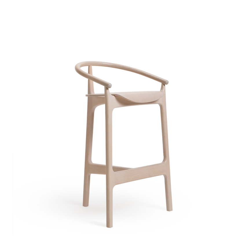 Paged Evo H-2940 bárszék tágas fa vázzal, 76 cm ülésmagasság