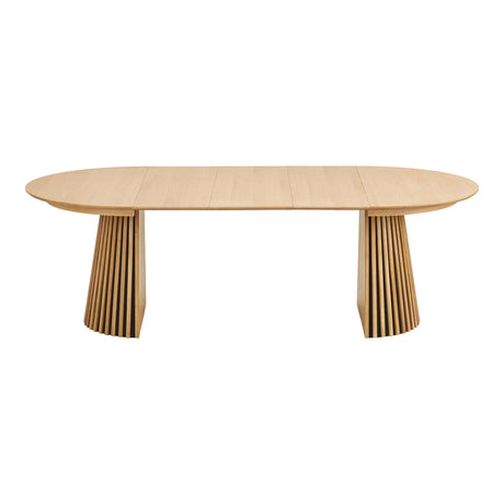 Osaka étkezőasztal – Ø120 cm / 120–160–200–240 cm, natúr tölgy színben