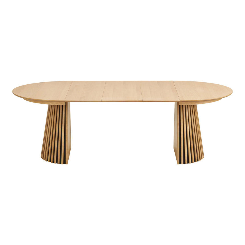 Osaka étkezőasztal – Ø120 cm / 120–160–200–240 cm, natúr tölgy színben
