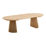 Osaka étkezőasztal – Ø120 cm / 120–160–200–240 cm, natúr tölgy színben