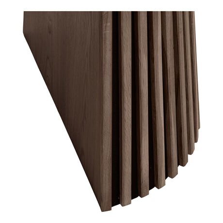 Osaka étkezőasztal – Ø120 cm / 120–160–200–240 cm, füstölt tölgy színben