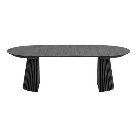 Osaka étkezőasztal – Ø120 cm / 120–160–200–240 cm, fekete színben