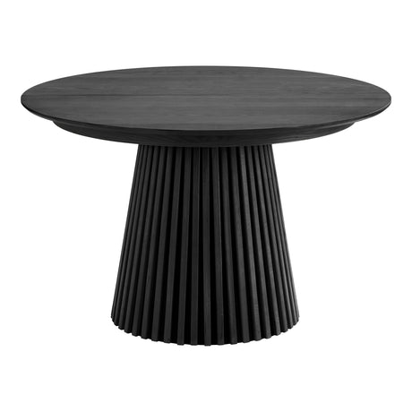 Osaka étkezőasztal – Ø120 cm / 120–160–200–240 cm, fekete színben