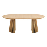 Osaka étkezőasztal – Ø120 cm / 120–160–200 cm, natúr tölgy színben