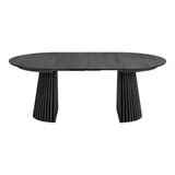 Osaka étkezőasztal – Ø120 cm / 120–160–200 cm, fekete színben