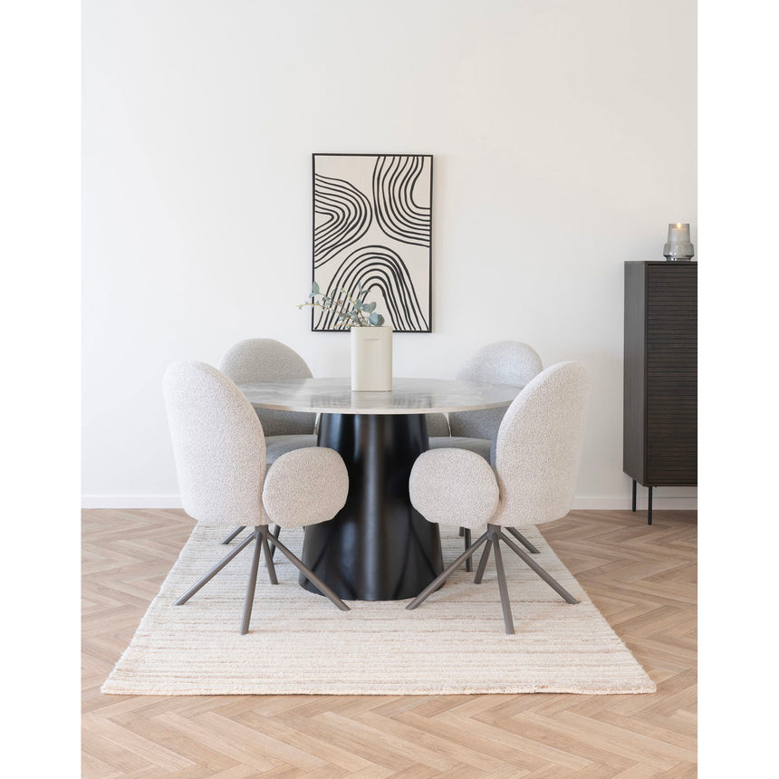 Brito étkezőasztal – Ø120 cm
