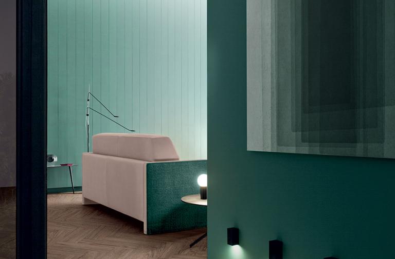 Vegas kanapéágy nyitott, franciaágy pozícióban