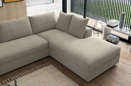 Aston sarok kanapéágy chaise longue részlet