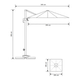 Baza Hanging napernyő