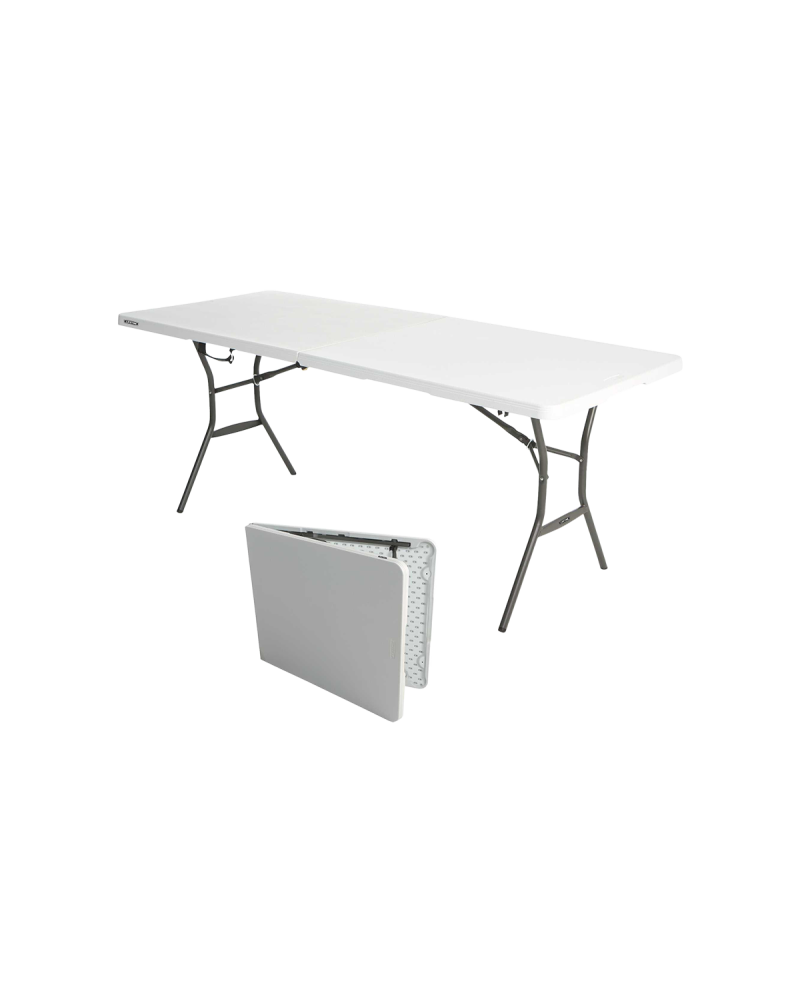 80471 félbehajtható catering asztal 183×76 cm