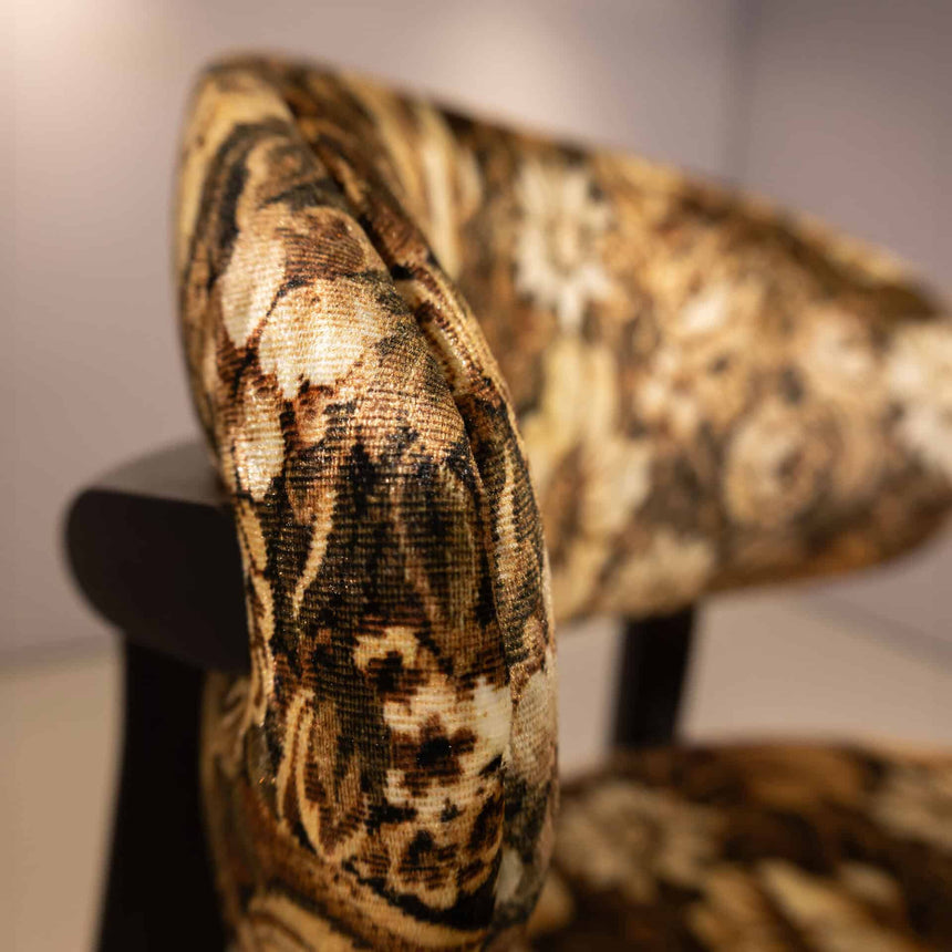 Loraine barszék Printed bézs-barna