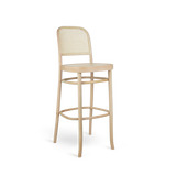 Paged Benko H-8130 bárszék fonott háttámlával, világos bükk