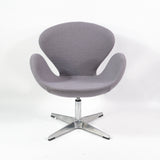 KH Andora fotel fém- forgólábbal szürke színben