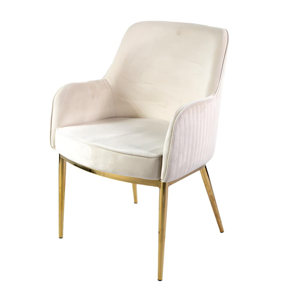 KL Nolan prémium étkezőszék krém színben