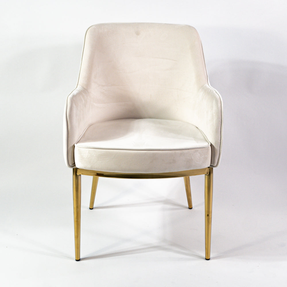 KL Nolan prémium étkezőszék krém színben