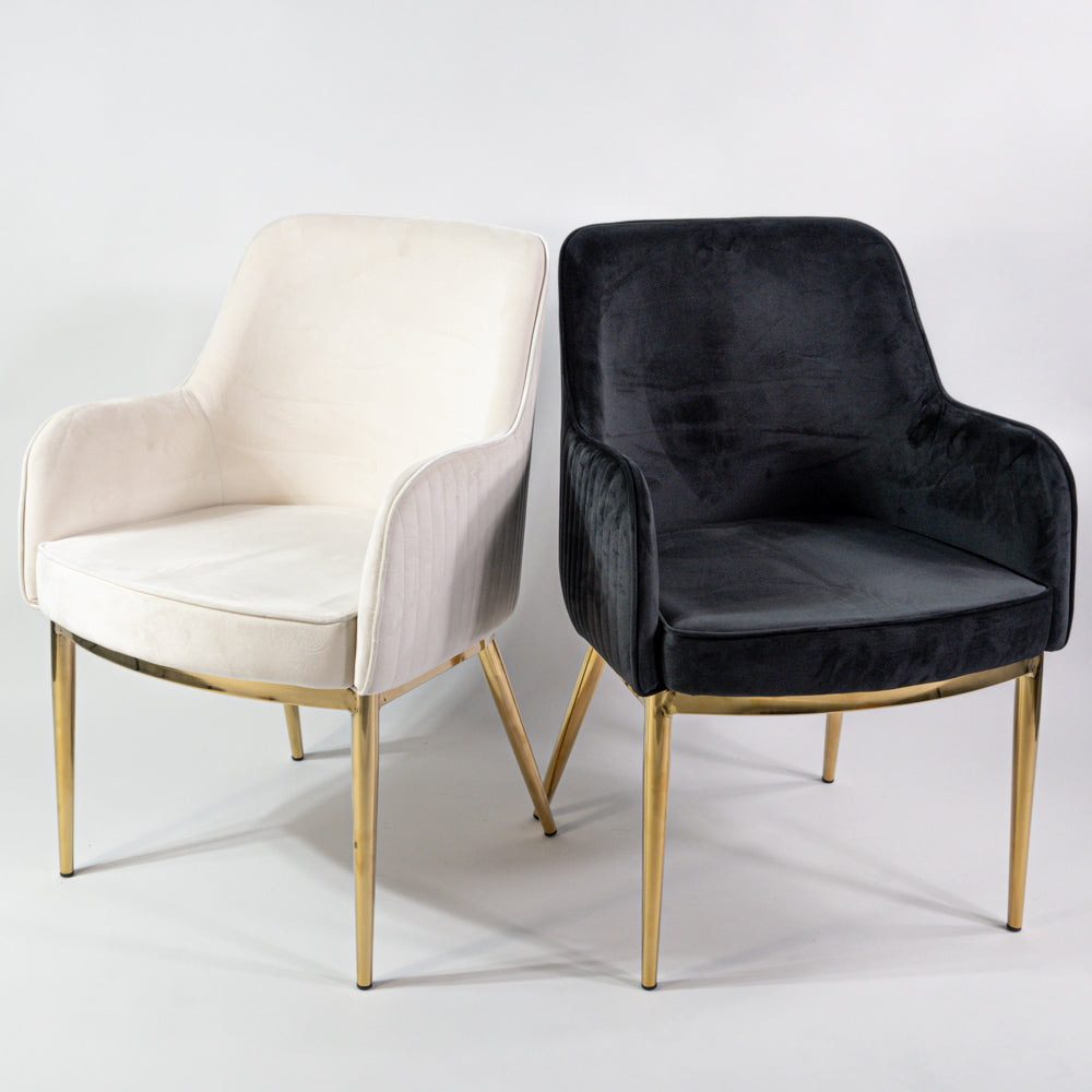 KL Nolan prémium étkezőszék krém színben