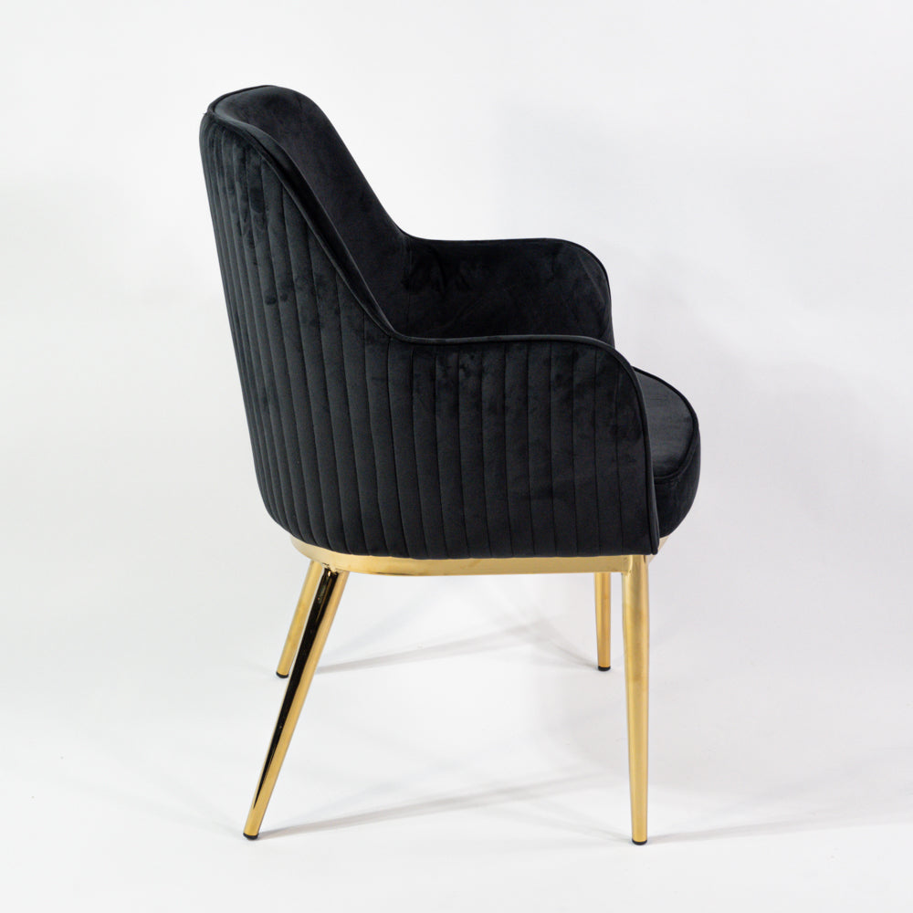 KL Nolan prémium étkezőszék fekete színben