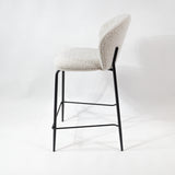 KL Lily - boucle kényelmes bárszék 65 cm, fekete vázzal