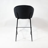 KL Lily kényelmes bárszék 65 cm fekete színben, fekete vázzal