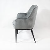 KL Nolan prémium étkezőszék szürke színben, winter edition