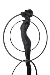 Human Circulo állólámpa – üvegszálas