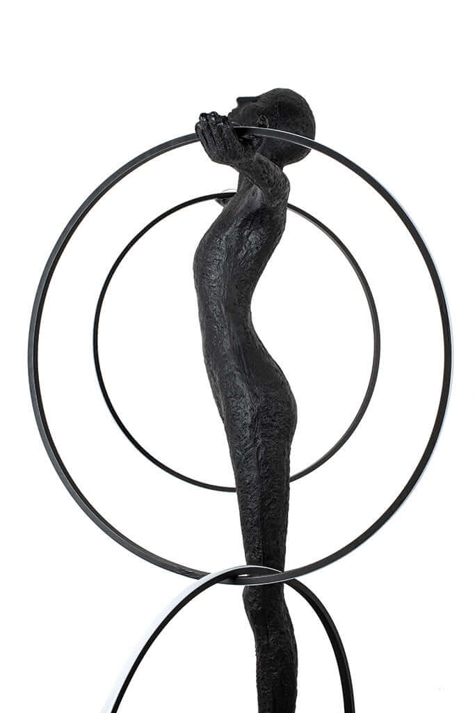 Human Circulo állólámpa – üvegszálas