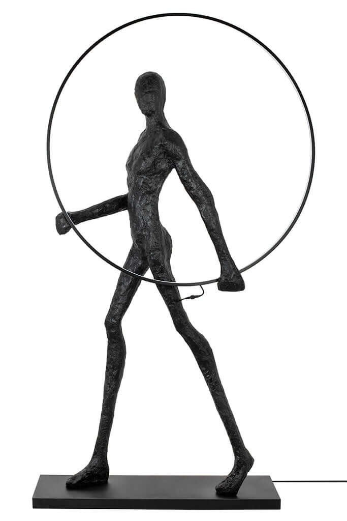 Human Round állólámpa – üvegszálas