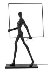 Human Square állólámpa – üvegszálas