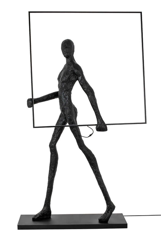 Human Square állólámpa – üvegszálas