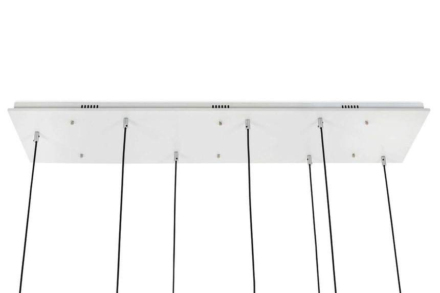 Capri Line 7 arany függesztett lámpa – 420 LED, alumínium, üveg