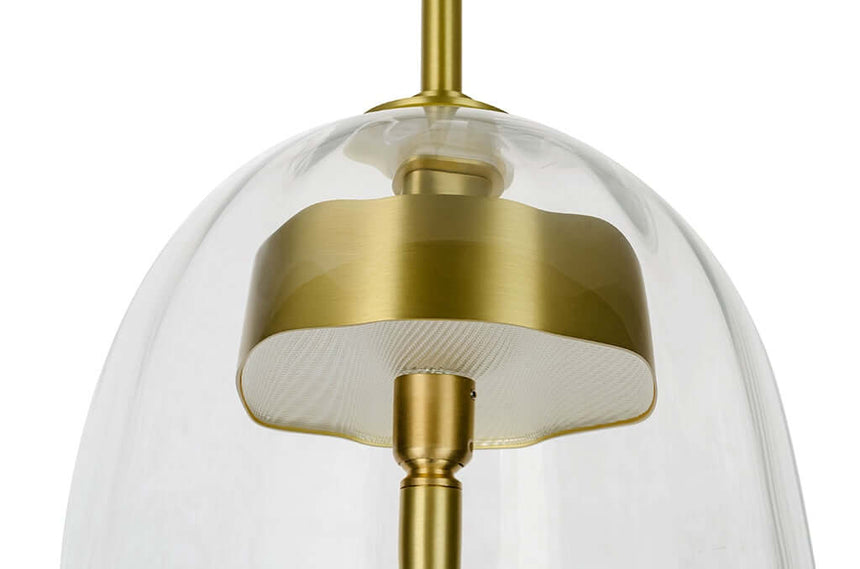 Chaplin 200 függőlámpa réz – LED, üveg