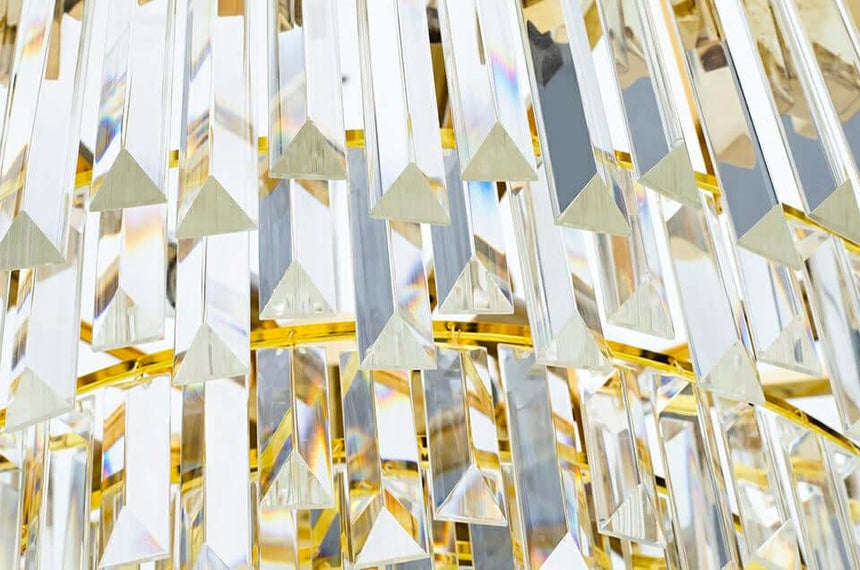 Imperial Gold 60 függőlámpa – acél, kristály