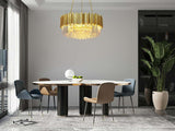 Imperial Gold 60 függőlámpa – acél, kristály