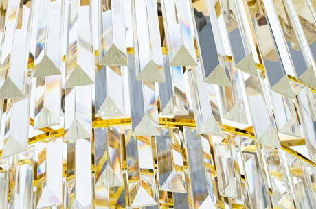 Imperial Gold 80 függőlámpa – acél, kristály