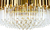 Imperial Gold 80 függőlámpa – acél, kristály