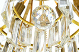 Imperial Gold 80 függőlámpa – acél, kristály