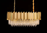 Imperial Long Gold 90 függőlámpa – acél, kristály