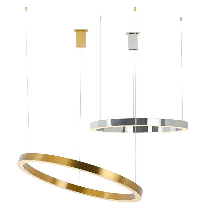 Ring 100 függőlámpa arany – LED, acél