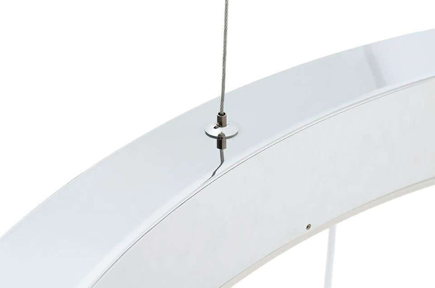 Ring 60 függőlámpa ezüst – LED, polírozott acél