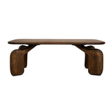 Orizon 120 dohányzóasztal barna – mangófa