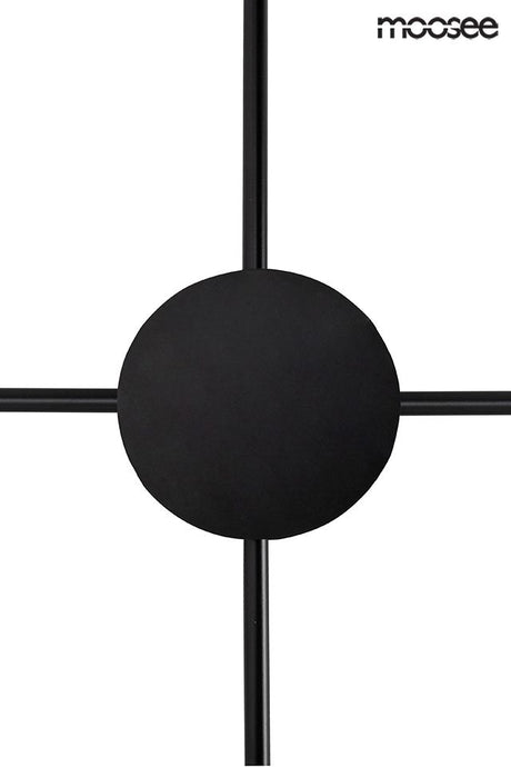 Shadow 4 Close fali lámpa fekete, 2 darabos szett – LED, fém