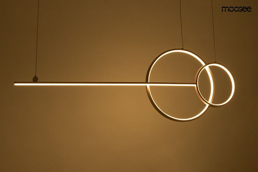 Rage függőlámpa arany – LED, fém